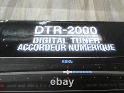 Korg DTR-2000 Guitar bass tuner stage studio