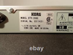 Korg DTR-2000 Rack Mounted Tuner Guitar Bass