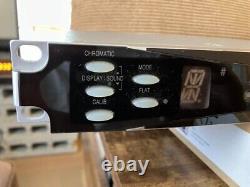 Korg DTR-2000BL Chromatic Digital Rack Tuner with Power Adapter Working Tested