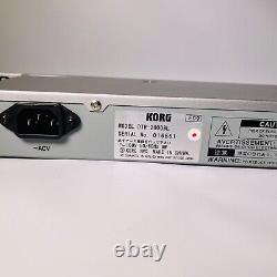 Korg DTR-2000BL Chromatic Digital Rack Tuner with Power Adapter free shipping