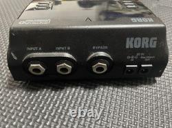 Korg PB-02 Pitchblack Dual Input True Bypass Guitar Bass Tuner Pedal