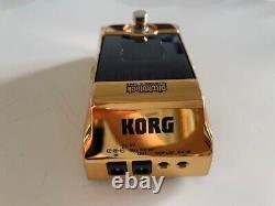 Korg Pitchblack Gold PB-01 Limited color Pedal Tuner Original Box & Papers new