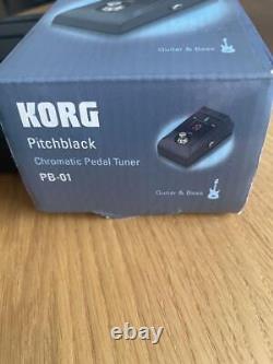 Korg Pitchblack PB-01 Pedal Tuner for Guitar/Bass Used, Excellent Condition