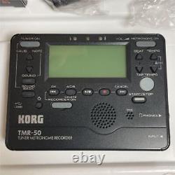 Korg TMR-50 Black Tuner Metronome Recorder 100 tracks max Tested Working