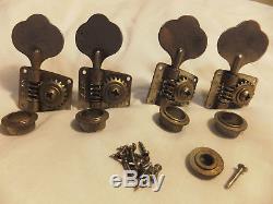 LATE 70's FENDER MUSICMASTER BASS GUITAR TUNERS STRING TREE ETC MUSTANG