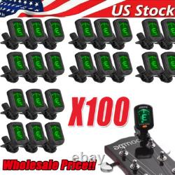 LCD Clip On Chromatic Acoustic Electric Guitar Bass Ukulele Banjo Violin Tuner