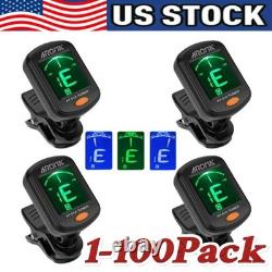 LCD Clip On Chromatic Acoustic Electric Guitar Bass Ukulele Banjo Violin Tuner