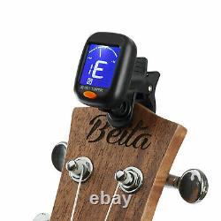 LCD Clip On Chromatic Acoustic Electric Guitar Bass Ukulele Banjo Violin Tuner