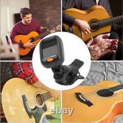 LCD Clip On Chromatic Acoustic Electric Guitar Bass Ukulele Banjo Violin Tuner