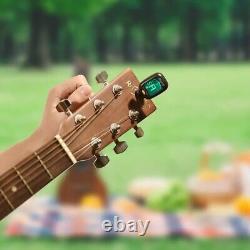 LCD Clip On Chromatic Acoustic Electric Guitar Bass Ukulele Banjo Violin Tuner