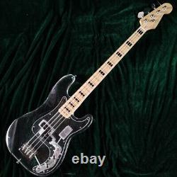 LED Light PB Bass 4 Strings Electric Bass Guitar Maple Fingerboard Acrylic Body