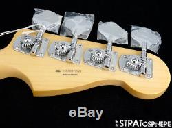 LEFTY Fender Player Precision P BASS NECK & TUNERS Bass Guitar Parts Pau Ferro