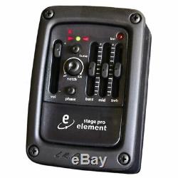 LR Baggs Stagepro Element Side Mounted Preamp / EQ & Tuner With Element Pickup