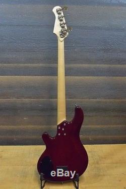Lakland 44-94 Classic Burgundy Translucent D-Tuner 4-String Bass with Case #796