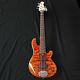 Lakland USA 55-94 Flamed Redwood 5 string bass FREE Tuner, Cable & Leather Strap