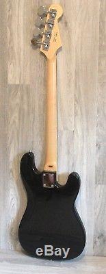 Left handed Bass Guitar for beginners Black iMEB807LF Bag, Strings, Cord, Tuner