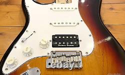 Lefty Genuine USA Fender American Standard Strat Guitar Loaded Body Assembly