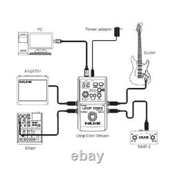 Looper Effect Pedal Electric Guitar Bass Loop Micro Looper Drum Tuner Recording