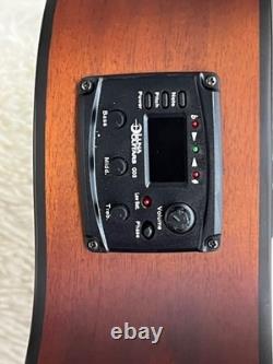 Luna Tribal 34 Scale Acoustic-Electric Bass Guitar, Tobacco Sunburst