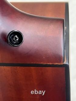 Luna Tribal 34 Scale Acoustic-Electric Bass Guitar, Tobacco Sunburst