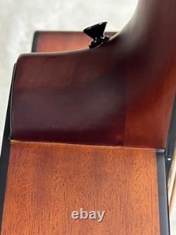 Luna Tribal 34 Scale Acoustic-Electric Bass Guitar, Tobacco Sunburst