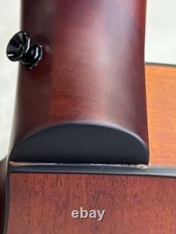 Luna Tribal 34 Scale Acoustic-Electric Bass Guitar, Tobacco Sunburst