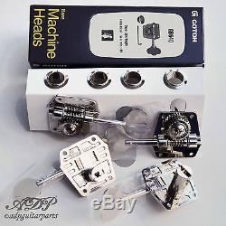 MECANIQUES BASSE GOTOH ResOLIte Light Weigth P-J BASS TUNERS 4L Reversible GB640