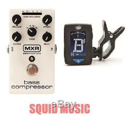 MXR Dunlop M87 Bass Compressor Bass Effects Pedal (FREE GUITAR TUNER) M-87