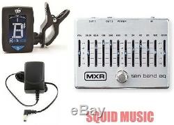 MXR Dunlop Ten Band Graphic EQ Pedal M108S M-108S 10 BAND (FREE DUNLOP TUNER)