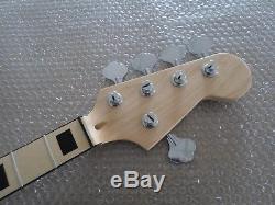 Maple 21 Fret 5 strings Electric Bass Guitar Neck and tuners Replacement