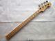 Maple 24 Fret P Bass Neck For Electric Bass Guitar Parts Replacment and tuners