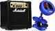 Marshall MG10G 1x6.5 10-watt Combo Amp + Snark SN-1X Guitar and Bass Tuner