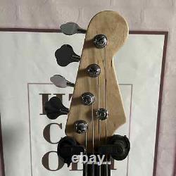 Modified Jaguar Vintage Electric Bass Guitar 4 String Open Tuner Bone Nut