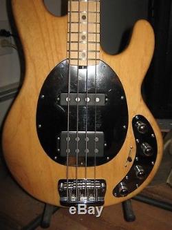 Music Man Sting Ray 4 String Electric Bass Guitar with Hipshot D-tuner
