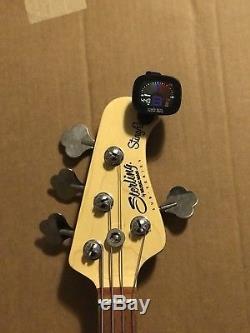 Music Man StingRay Electric Bass Guitar With Gator Case And Ernie Ball Tuner