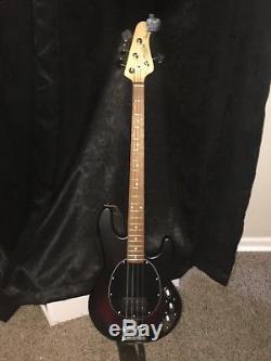 Music Man StingRay Electric Bass Guitar With Gator Case And Ernie Ball Tuner