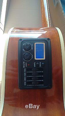 NEW 5 String Electro/Acoustic Bass Guitar Large Scale Built-in Tuner