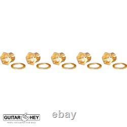 NEW Gotoh GB11W L4+R1 Bass Tuners Tuning Keys 201 with Hardware 4x1 GOLD