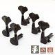 NEW Gotoh GB350 RES-O-LITE Aluminum Bass 5-String Tuning Keys L3+R2 Set BLACK