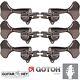 NEW Gotoh GB350 RES-O-LITE Aluminum Bass 6-String Tuning Keys L3+R3 COSMO BLACK