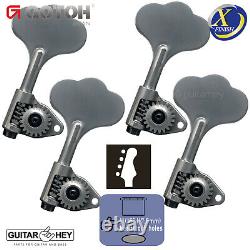 NEW Gotoh GBU510C-12 Bass 4-STRING Tuners 4-inline 11/16 Clover Key X-CHROME