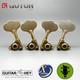 NEW Gotoh GBU510C-9 Compact Bass L2+R2 Tuners Open-Gear 2x2 ANTIQUE X-GOLD