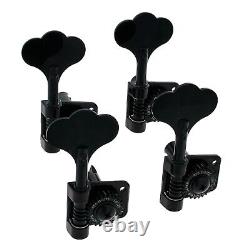 NEW Gotoh Res-O-Lite GB528 Vintage Style Bass 4-in-Line Set Lightweight BLACK