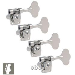 NEW Gotoh Res-O-Lite GB528 Vintage Style Bass 4-in-Line Set Lightweight NICKEL