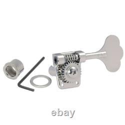 NEW Gotoh Res-O-Lite GB528 Vintage Style Bass 4-in-Line Set Lightweight NICKEL