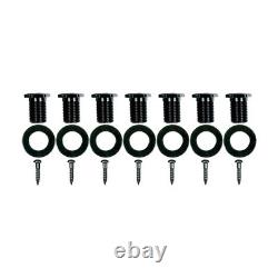 NEW Gotoh SG381-07 MGT 7 in Line Locking Tuners Set NON-Staggered BLACK