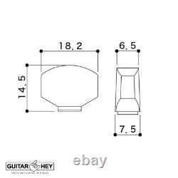 NEW Gotoh SG381-07 MGTB 6 In-Line Non-Staggered Locking Tuners BLACK