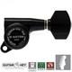NEW Gotoh SG381-07 MGTB Locking Tuners Set 6 in line Right Handed BLACK