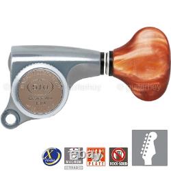 NEW Gotoh SGS510Z-CS5 MGT 6 in line Locking Tuners Set 181 ANTIQUE X-CHROME