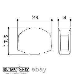 NEW Gotoh SGS510Z-EN01 L3+R3 Set Mini Tuners EBONY Buttons 118 Ratio 3x3 CHROME